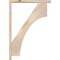 Ekena Millwork Westlake Block Smooth Bracket w/ Offset Brace, Douglas Fir, 3 1/2"W x 28"D x 40"H BKT0402X28X40WTL05SDF - alternate 2
